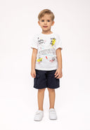Boys white Boys graphic t-shirt