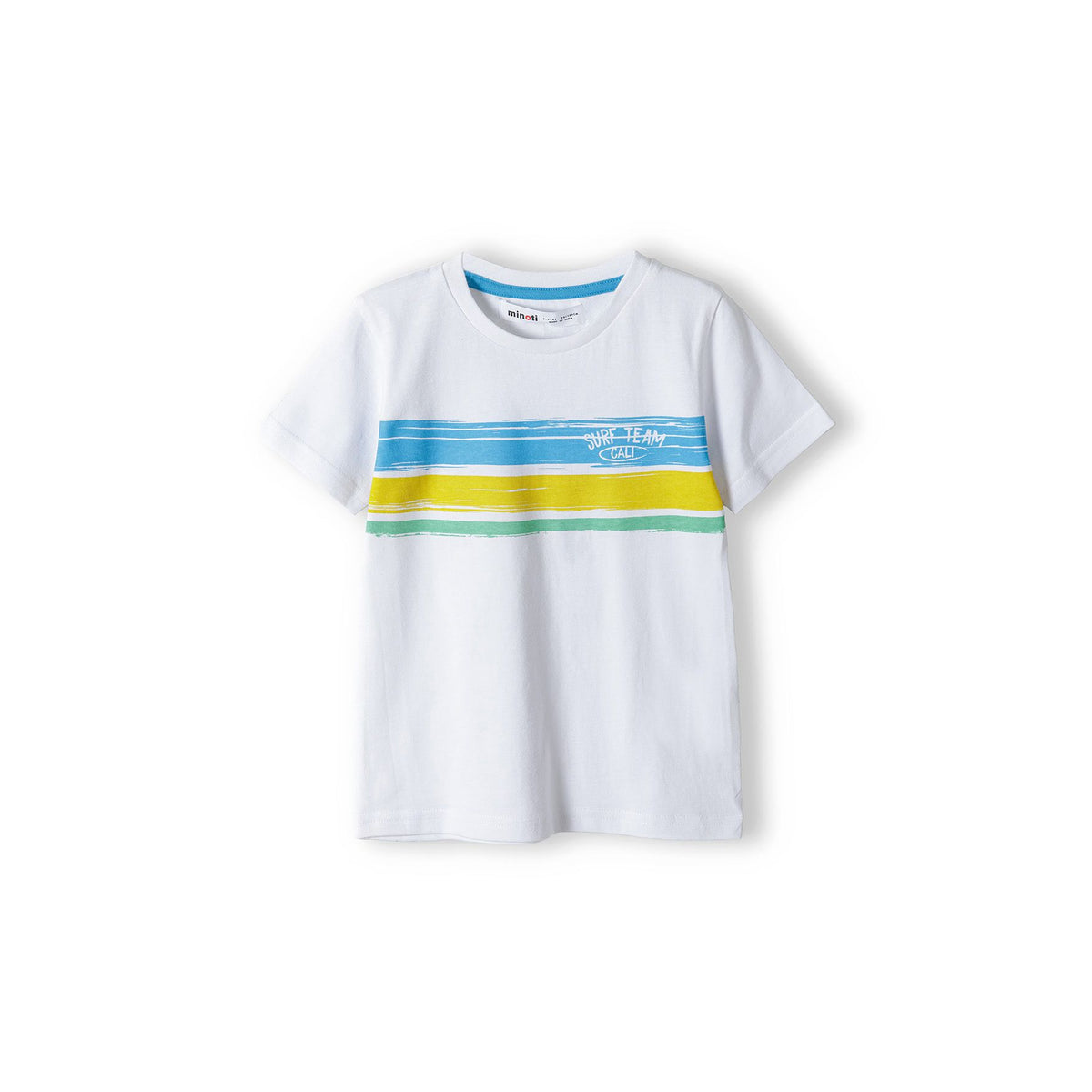 Boys' graphic t-shirt in white — complete product view for square Shop card