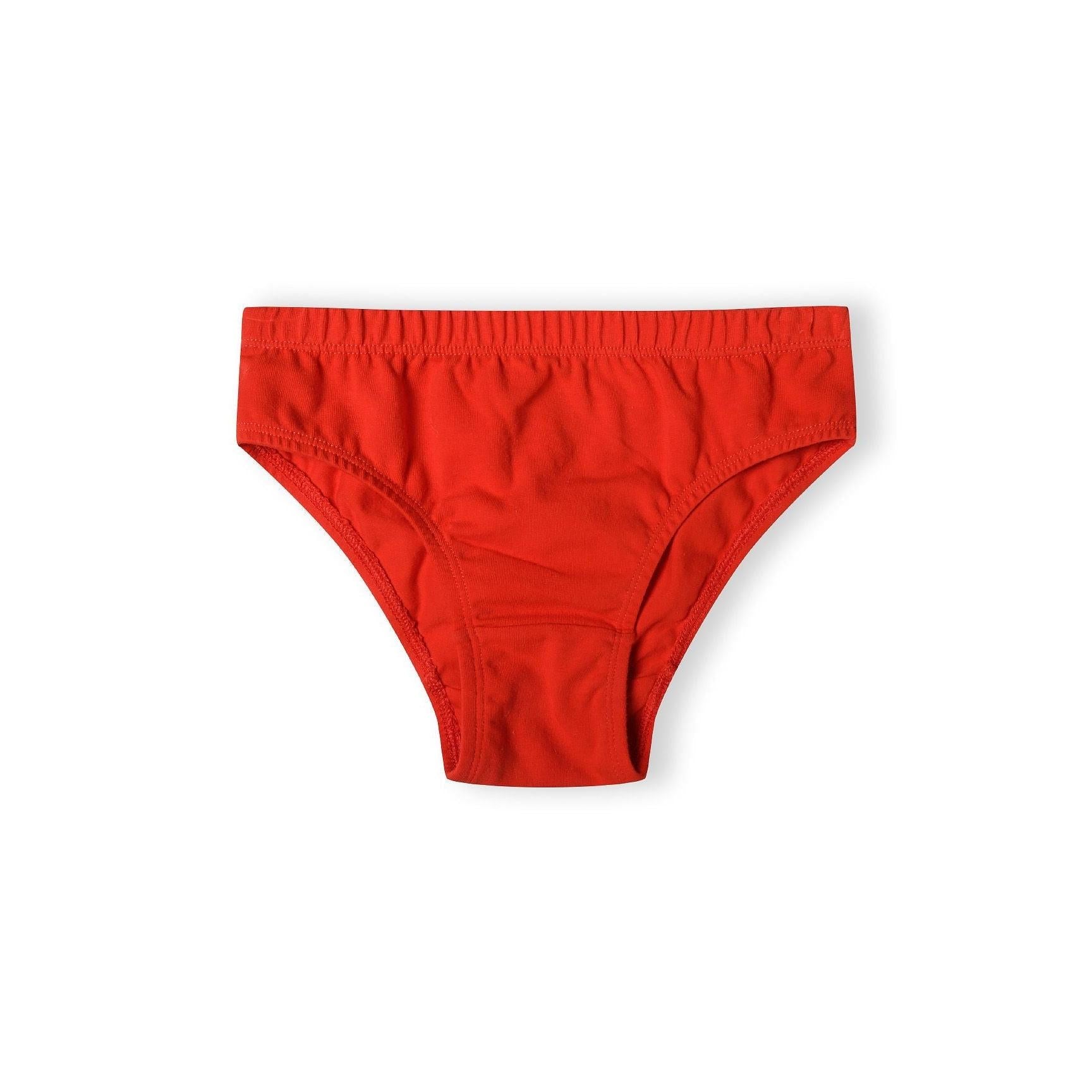 Royal blue solid colour brief displayed flat on white background showing the classic design with elastic waistband and comfortable cotton construction