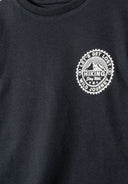Boys long sleeve t-shirt with white mountain emblem and let’s get lost hiking text