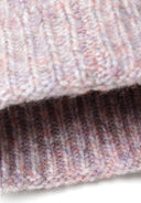 Girls knitted yarn hat multicolour light pink 2-14y featuring soft textured yarn with subtle hues and ribbed pattern. Comfortable fit.