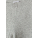 Kids rib flare leggings pack with elastic waistband in light gray
