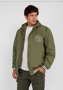 Men khaki baseball style jacket