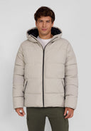 Men grey PU jacket