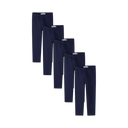 Women’s navy blue pack jersey leggings elastic set